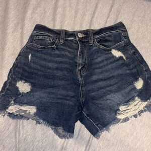 High Rise SO Jean Shorts